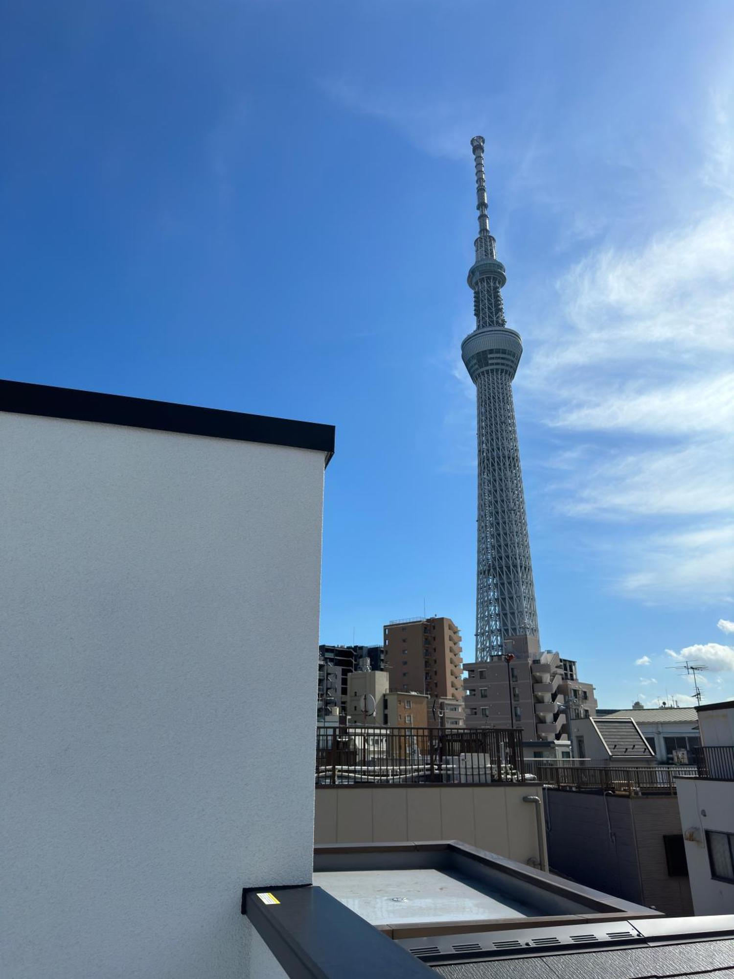 東京都 スカイツリーまで徒步約10分、清潔、快適、便利、静か、設備完備！ヴィラ エクステリア 写真